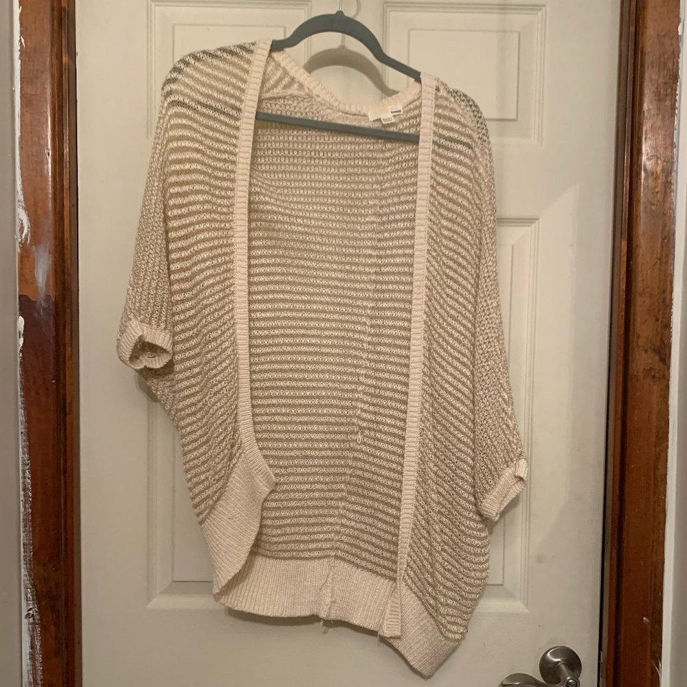 Garage Cream Knitted Cardigan - Size XS/S